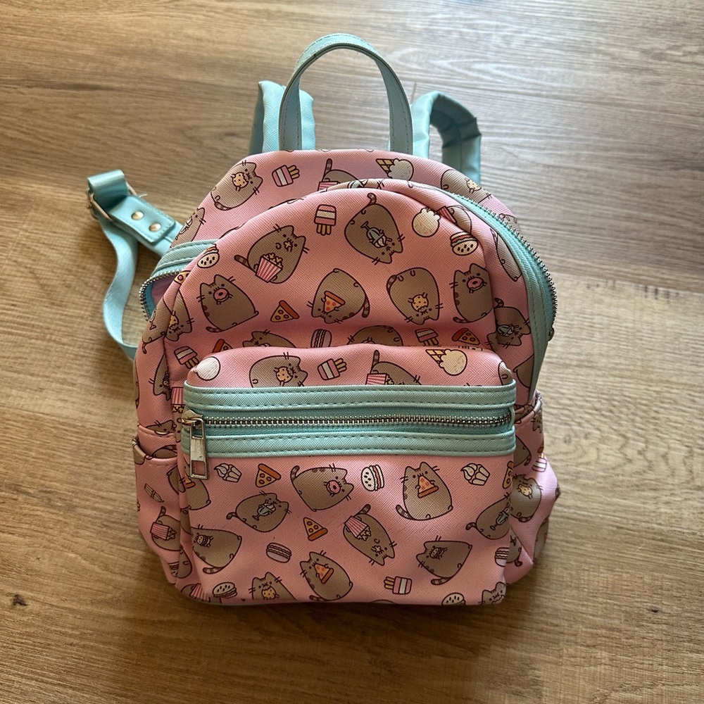 Cute Pink Kids Backpack with Cartoon Print